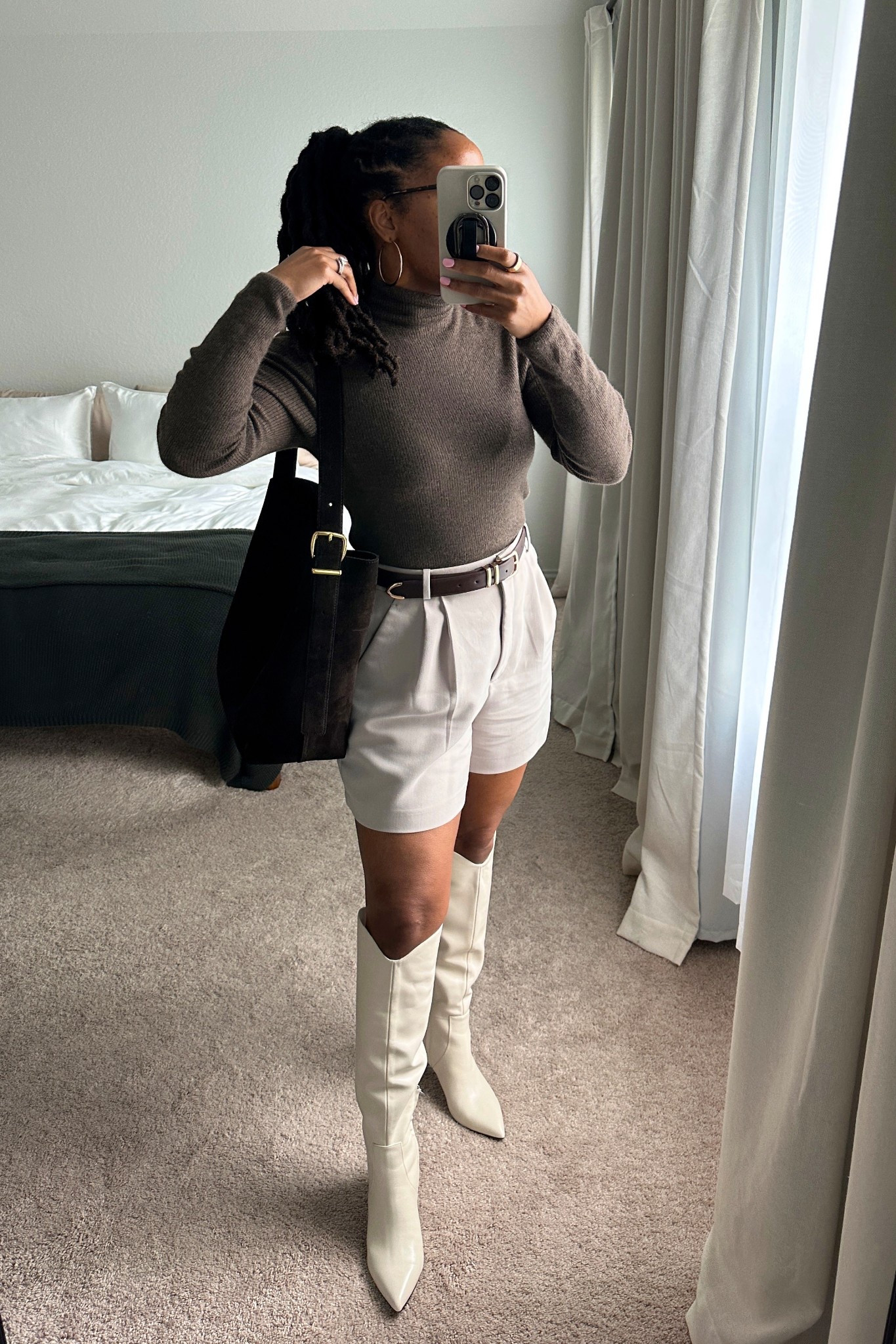 Neutral spring outfit idea with a chocolate brown bucket tote.

spring fashion • spring outfit • spring shoes • spring outfit ideas black girl • cute spring outfits • spring outfit ideas black women • spring outfit ideas • spring style trends • neutral spring outfits

#LTKStyleTip #LTKFindsUnder100