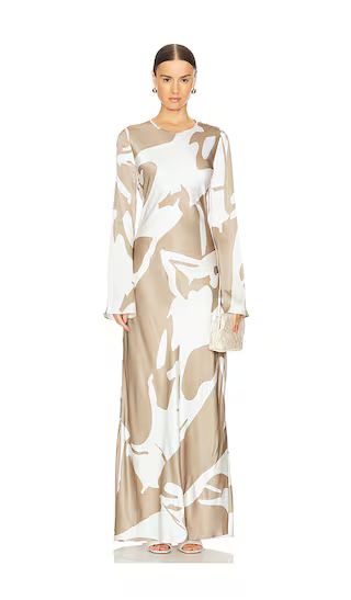 Zadie Dress in Brown & White | Revolve Clothing (Global)