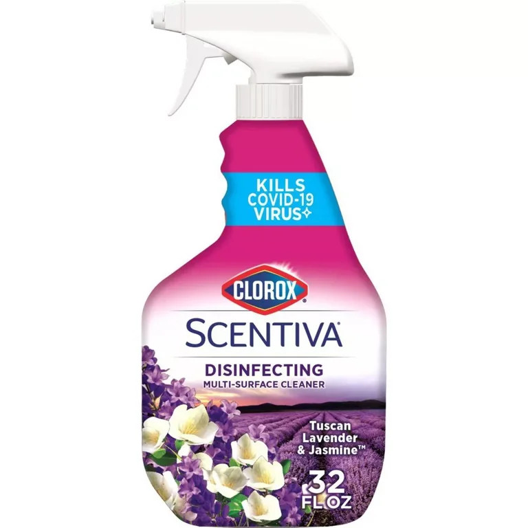 CLOROX SCENTIVA Scentiva 32 oz. Tuscan Lavender and Jasmine Bleach Free Disinfecting Multi-Surfac... | Walmart (US)