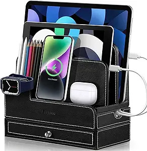 Charging Station Desk Stand for Anker 60W 6 Port, EasyAcc Electronic Organizer Charging Station f... | Amazon (US)