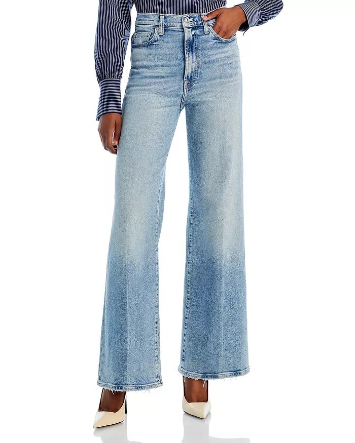 7 For All Mankind Ultra High Rise Jo Wide Leg Jeans in Must Back to results -  Women - Bloomingda... | Bloomingdale's (US)