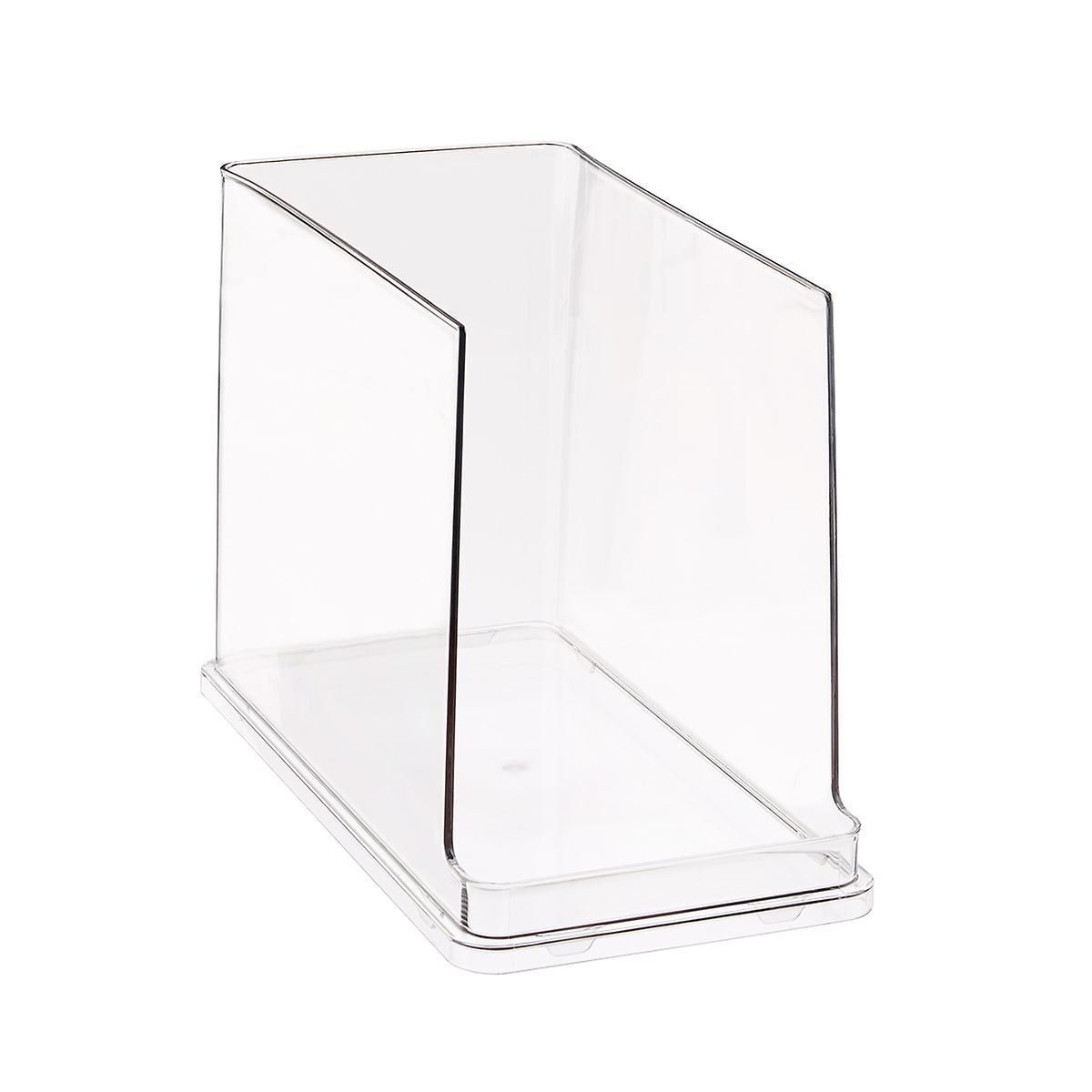 Narrow Tall Manhattan Open-Front Bin Clear | The Container Store