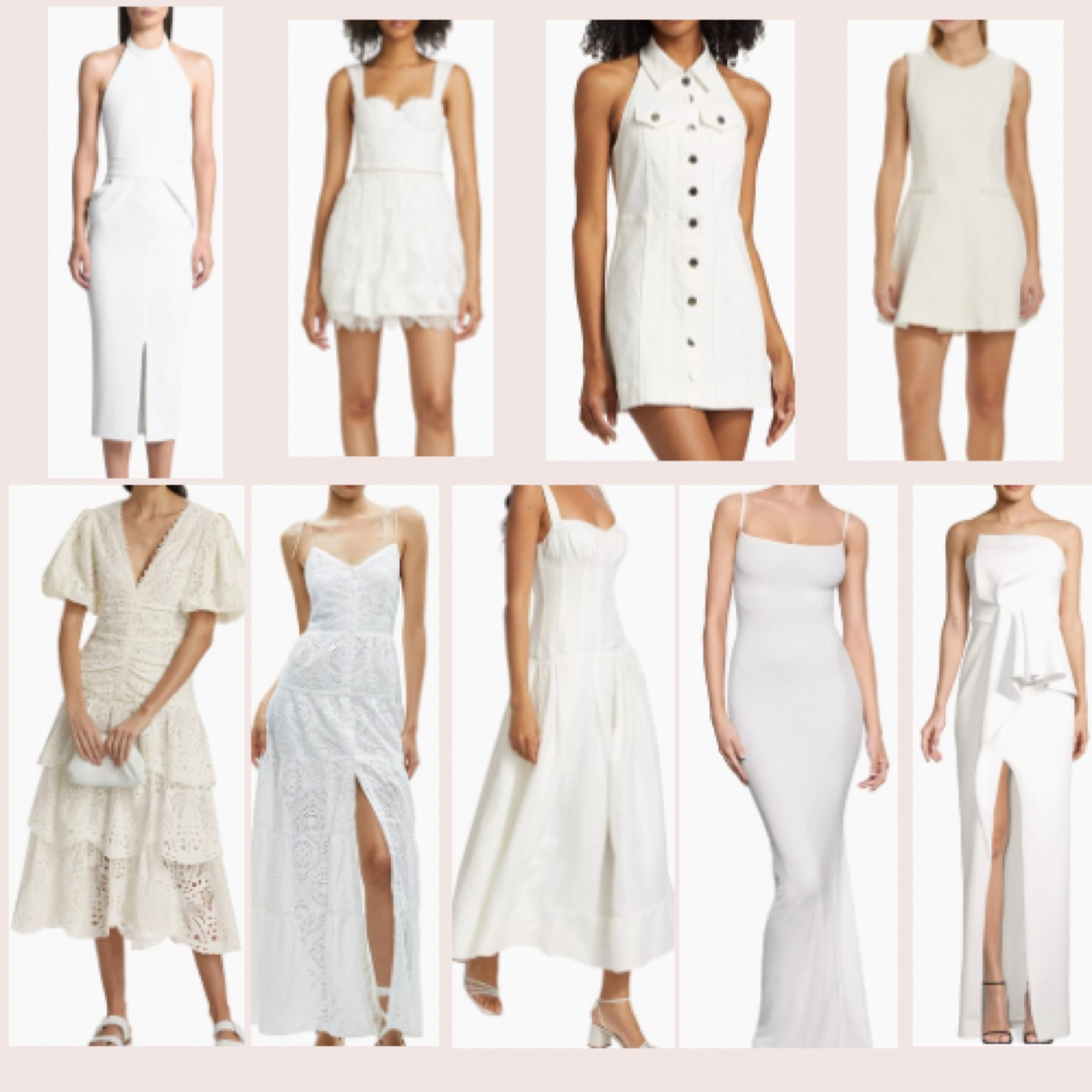 They say you can’t wear white after Labor Day, but I think it just means you can get all white clothing on sale after Labor Day! Seriously, calling all brides to check these out for engagement parties & bridal showers 🤍 #brides #bridalshower #weddingdresses #engagementparty #dresses #bridaldresses #bridalattire

#LTKSaleAlert #LTKWedding #LTKStyleTip