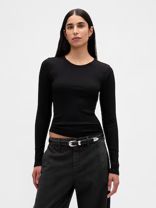 Modern Rib Crop T-Shirt | Gap | Gap (US)