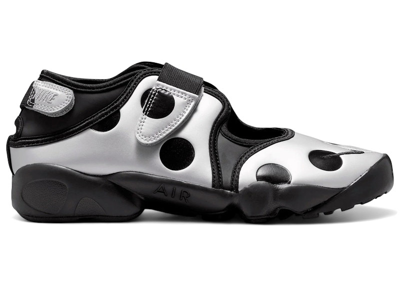Nike Air Rift Polka Dots (Women's) Sneakers in Black/Metallic Silver | StockX