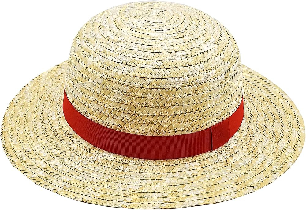 Memfish Straw Hat Anime Costume Caps Madelin Shank Hats Yellow Cosplay Strawhats with String Summ... | Amazon (US)