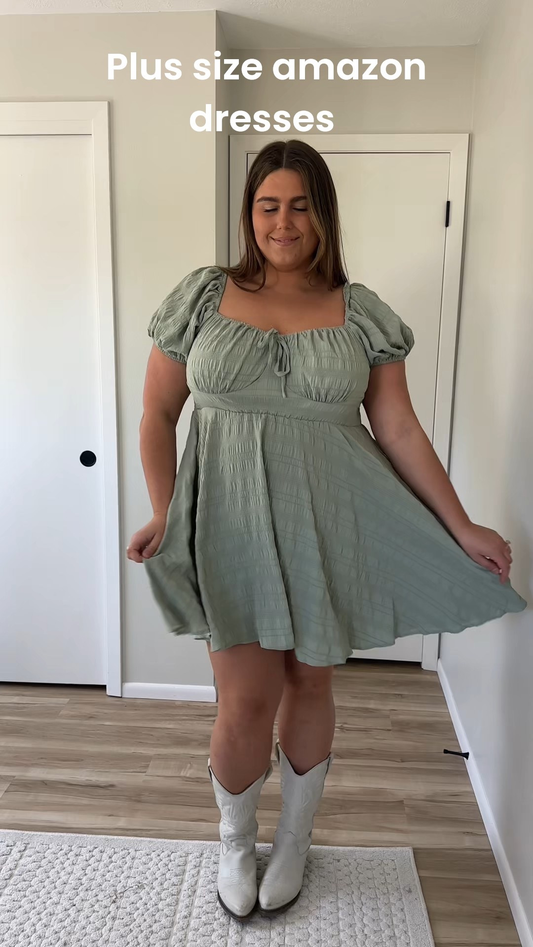 Wearing biggest size listed. Always size up on Amazon brands ! I’m usually a 2X and get 4x 

#LTKStyleTip #LTKPlusSize #LTKSeasonal