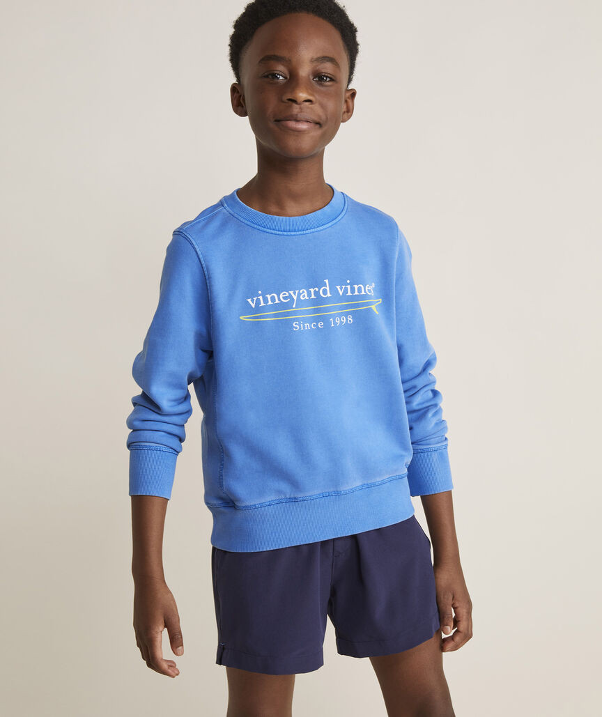 Boys’ Sun-Washed Crewneck | vineyard vines