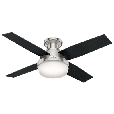 44" Dempsey Low Profile Ceiling Fan with Light with Handheld Remote - Hunter Fan | Target