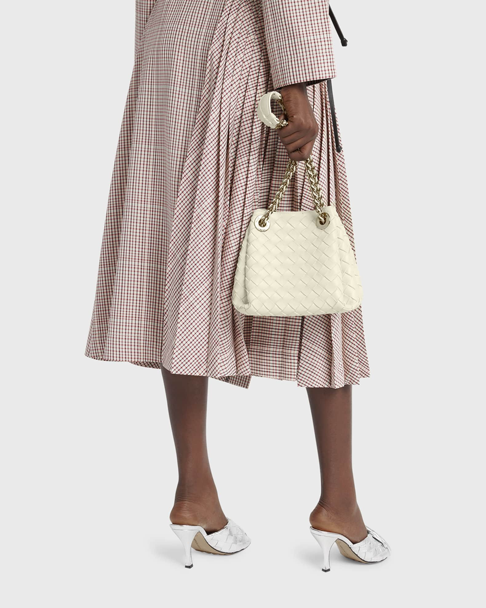 Small Parachute Leather Shoulder Bag | Neiman Marcus