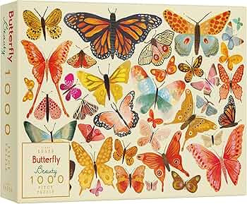 Elena Essex Puzzles - Butterfly Beauty | 1000 piece Puzzle for Adults | Jigsaw Puzzles | Butterfl... | Amazon (US)