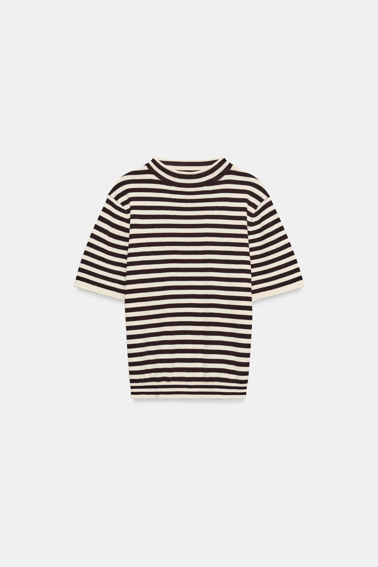 STRICKTOP MIT STREIFEN | Zara DE