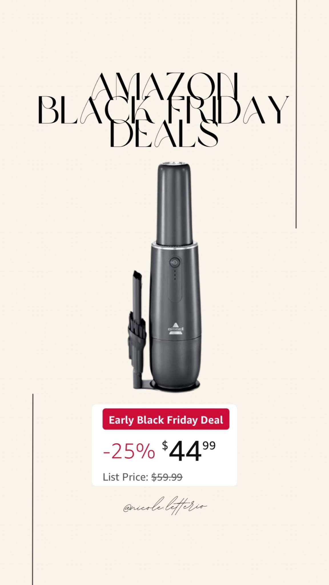 Bissell cordless handheld vacuum on sale!! 

#LTKsale