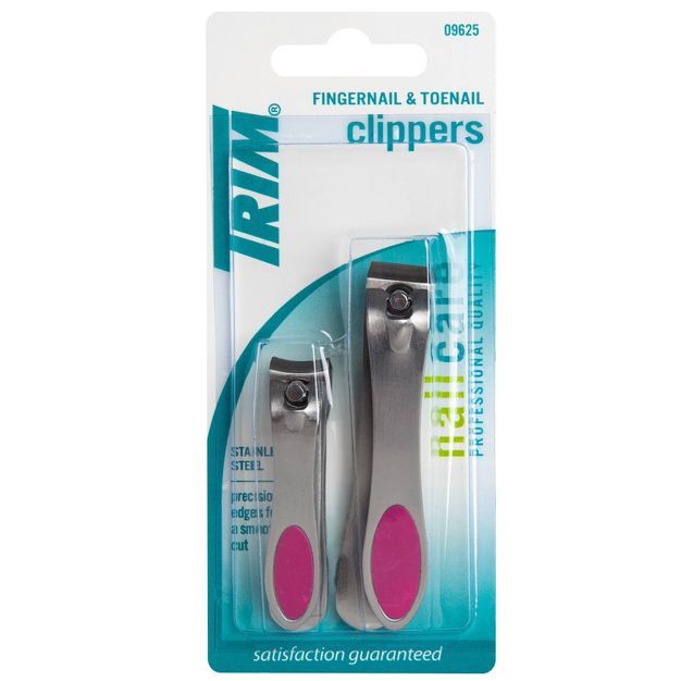 Trim Stainless Steel Fingernail &#38; Toenail Clipper Pack - 2pc | Target