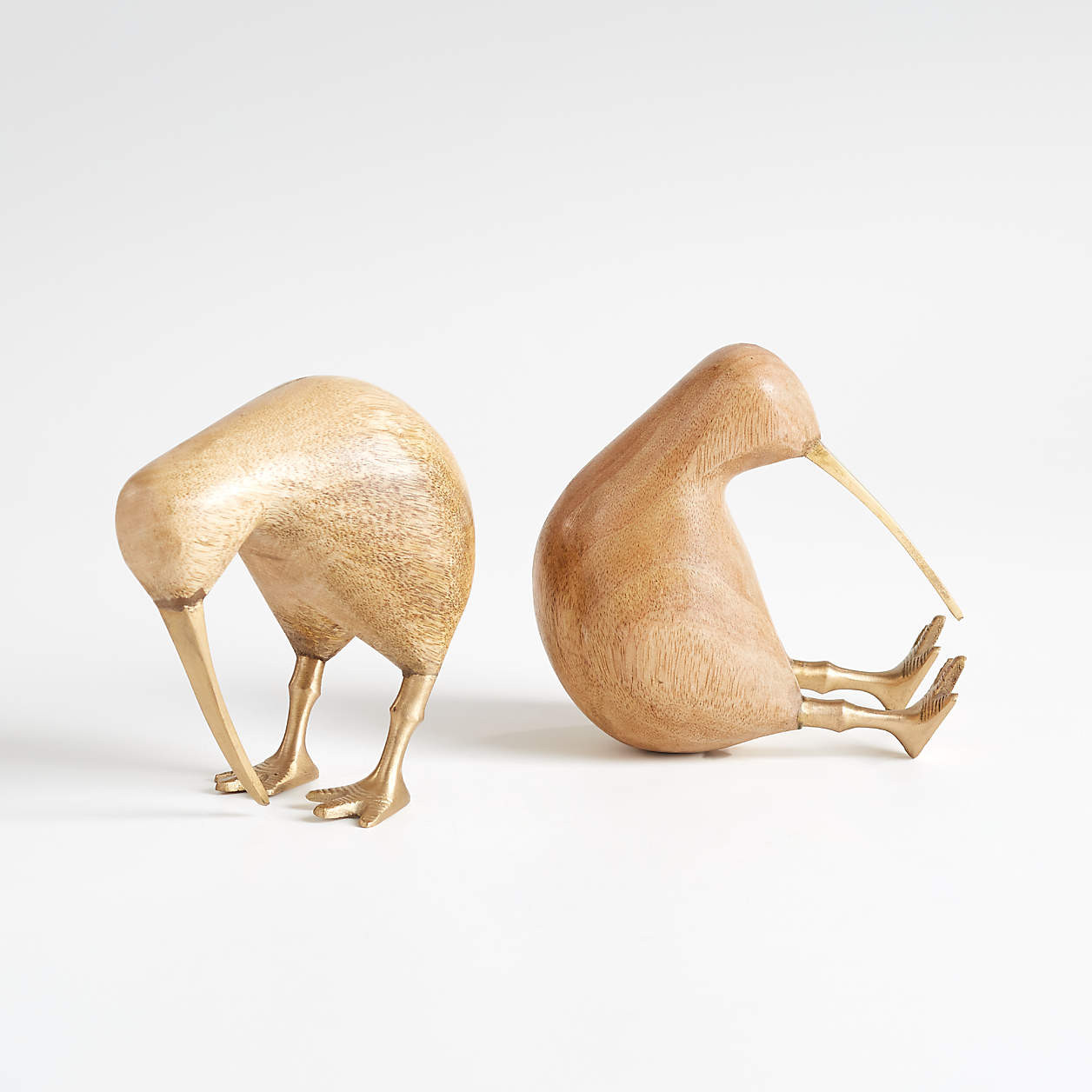 Natural Kiwi Bird, Set of 2 | Crate & Barrel