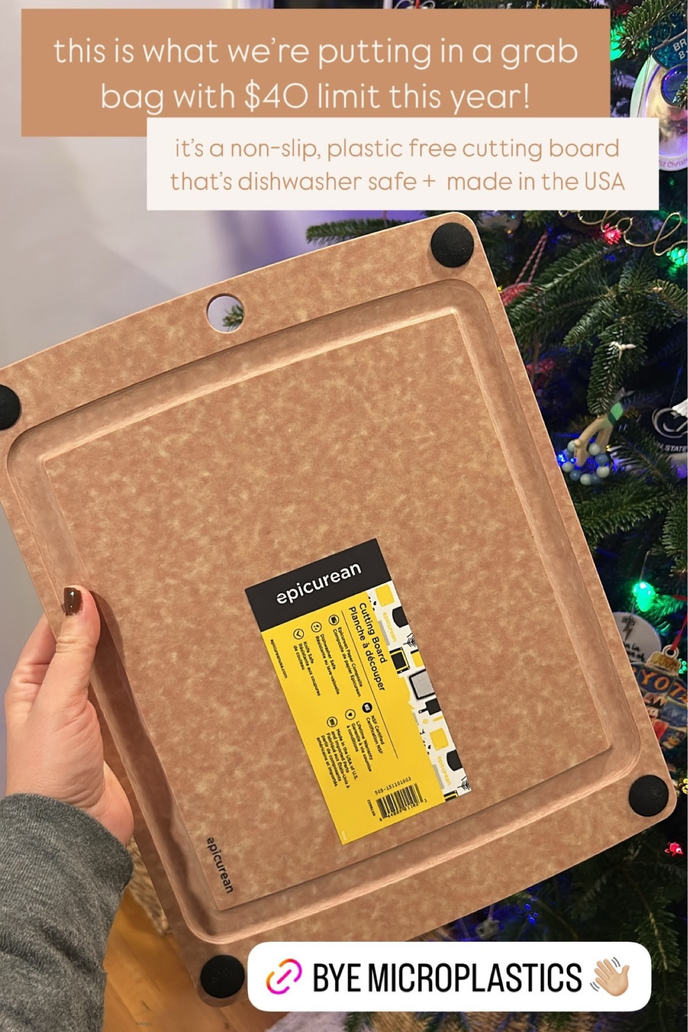 one for me, one for you szn! this is a great grab bag gift - say bye to microplastics + hello to a nonslip, dishwasher safe, paper composite cutting board 😜

#LTKHome #LTKGiftGuide #LTKFindsUnder50