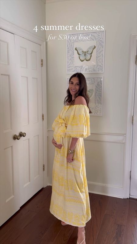 Here are 4 dresses for summer that are non-maternity but bump friendly! Each is on sale for $30 and under during target circle week so grab these on sale while you can! Sizing below 👇🏻 

yellow: xs but runs really oversized. wish I would have gotten the xxs! 
purple & white: xs
coral: small but could have sized down to an xs
black: same as coral! 

use code MARYH15 to save 15% on the strappy heels from avara 🤍



#LTKbump #LTKfindsunder50 #LTKxTarget