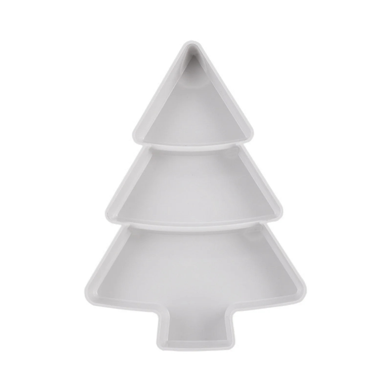 JeashCHAT Christmas Tree Serving Tray for Christmas Party Decorations Supplies, Plastic Serving P... | Walmart (US)