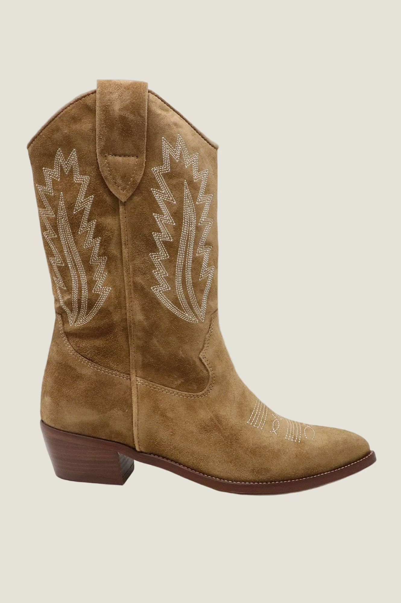 Camilla Cowboy Boots | Camel | Aspiga US