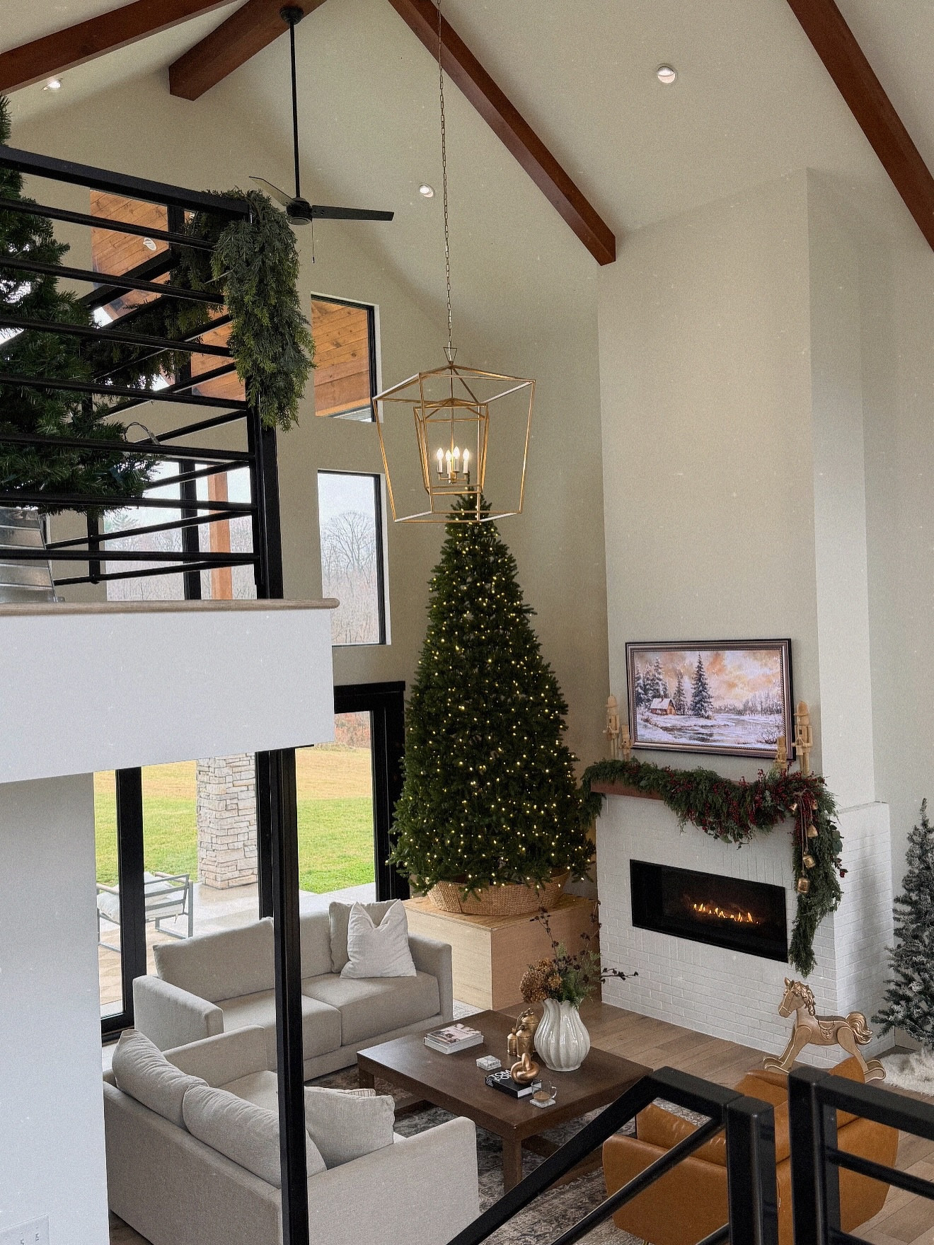 Leaning into a quieter palette this season — naked trees, an upside-down tree collar, warm wood tones, and subtle berries for just a hint of color. Slower, softer, and so peaceful. ✨🤍

Should I keep the naked trees or add a bow/ornaments?

#holidayathome #cozyholidayhome #neutralchristmasdecor #simplechristmasdecor #slowseasonliving #intentionaldecor #cozyneutralhome #minimalholidaydecor #earthyholidaydecor 
#christmastreeinspo #garlanddecor #cozycorners #twinklelightsseason #holidayhomestyle #cozyvibesonly #holidaymagicathome
#homeinspo #myhousebeautiful #interiorstylinginspo #currentdesignsituation #homewithintention #modernrusticstyle #interiorstylingideas
#ltkhome #ltkholiday #ltkseasonal #ltkdecor #ltkinfluencer #ltkfinds #ltkhomedecor