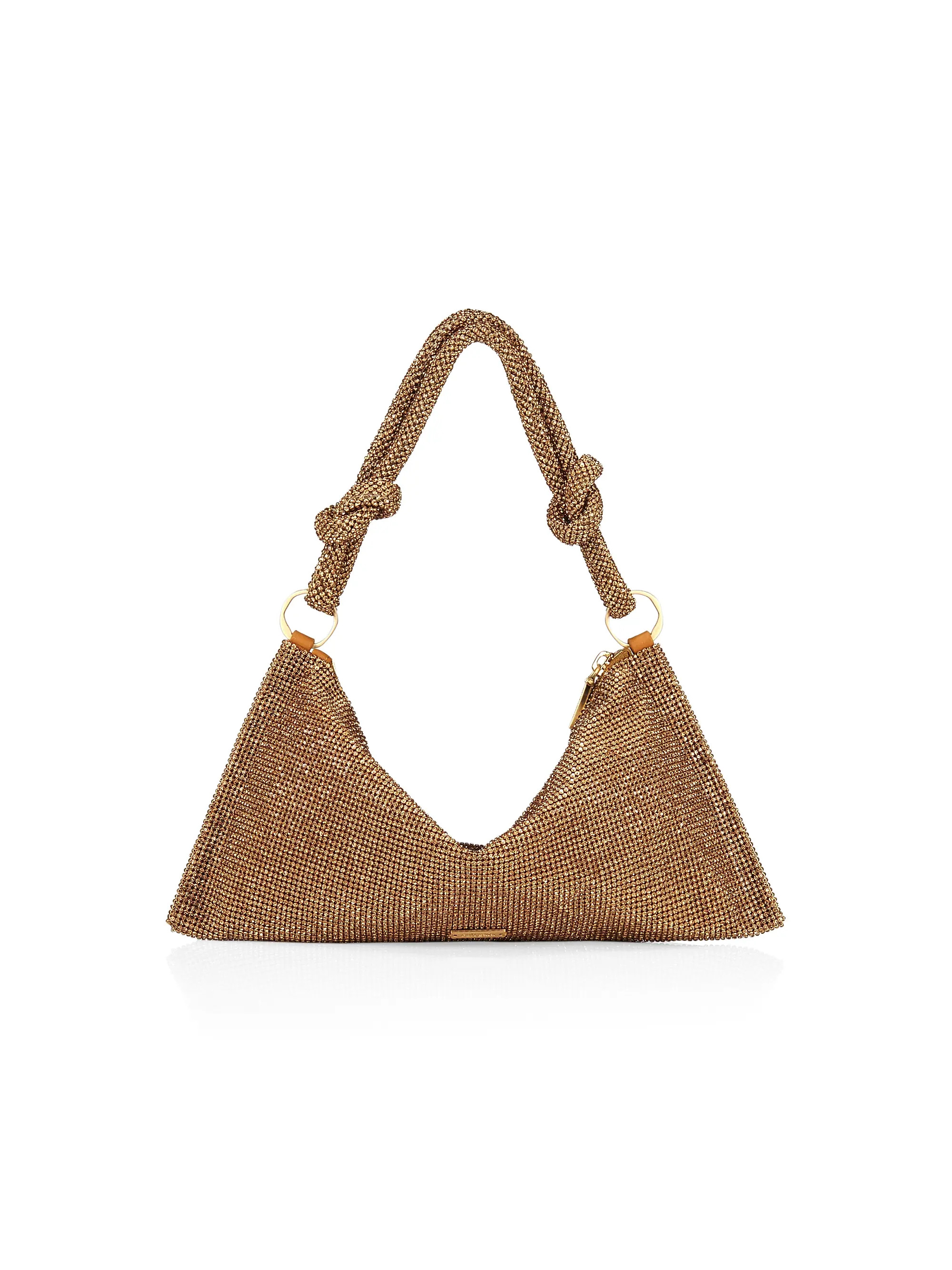 Nano Hera Rhinestone Mesh Shoulder Bag | Saks Fifth Avenue