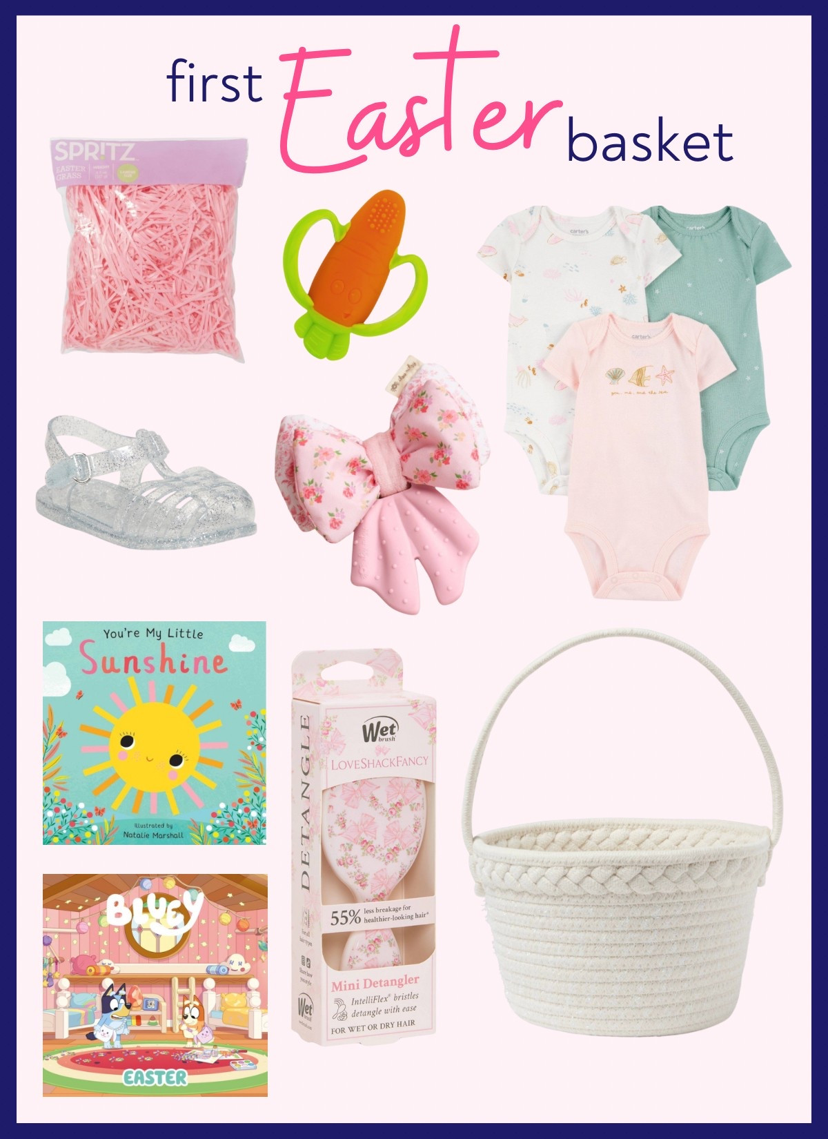 The first Easter is so exciting! I’ve had my daughters basket filled for a few weeks now and can’t wait to give it to her next weekend’


#LTKGiftGuide #LTKBaby #LTKSeasonal