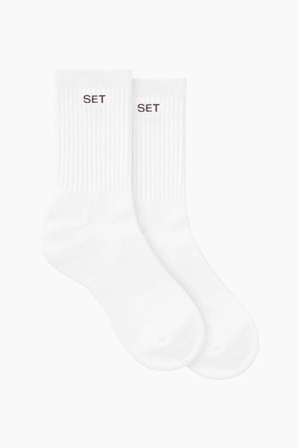 SET SOCKS - WHITE/ESPRESSO | SET Active