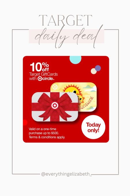 Target Circle Week ends today! Save 10% on target gift cards!

Target sale, target finds 

#LTKxTarget #LTKGiftGuide #LTKsalealert