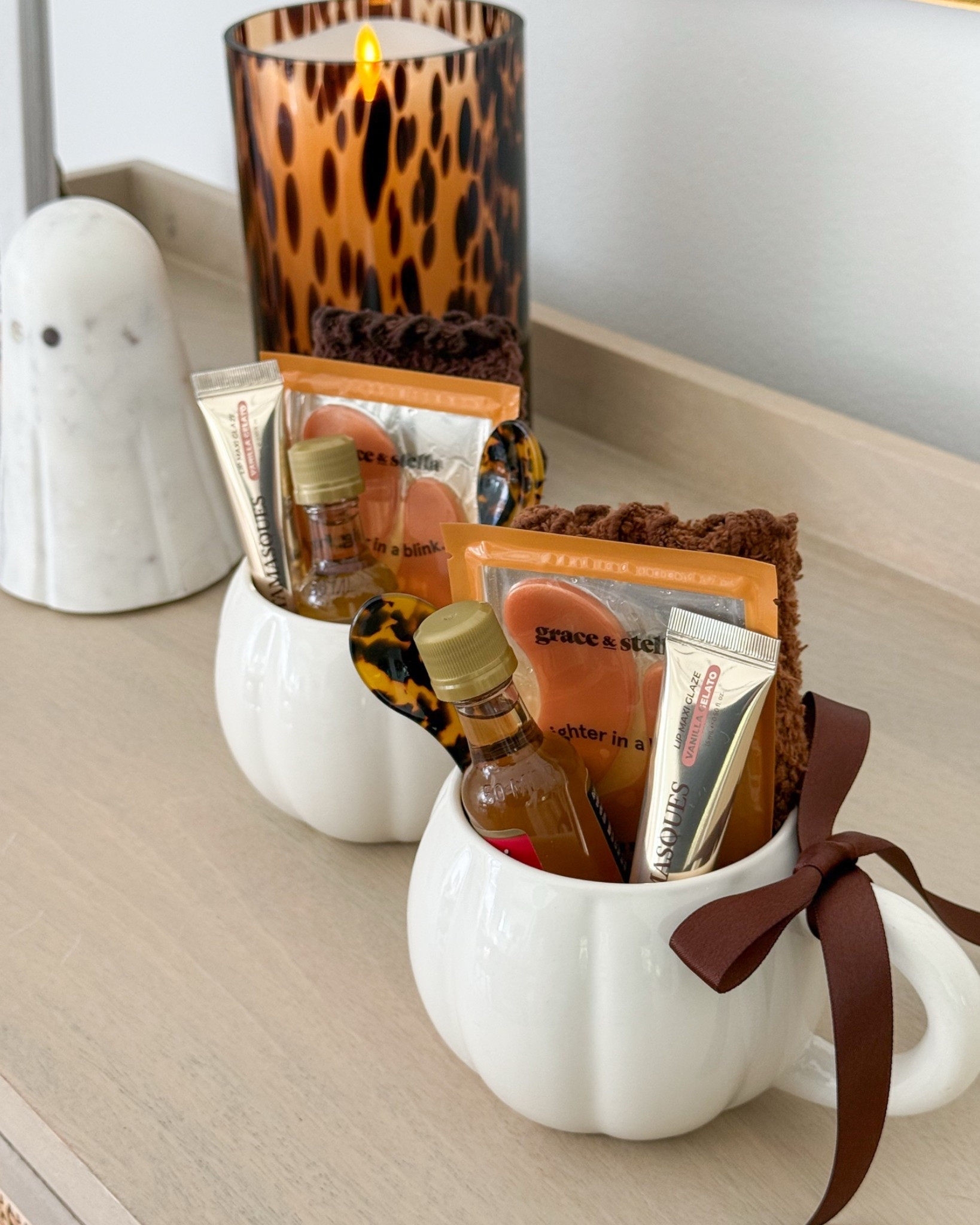 Cozy fall mug gift idea! 🤎☕️

Bestie gift, boo basket, pumpkin mug, under eye masks, mini coffee syrup, socks, Target, new arrivals, Amazon, brown aesthetic, vitamasques lip maxi glaze, tortoise shell spoons, world market, fancythingsblog

#LTKHome #LTKSeasonal #LTKBeauty