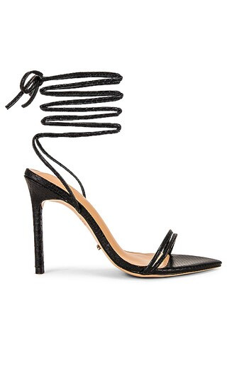 Millie Sandal in Black Snake | Revolve Clothing (Global)