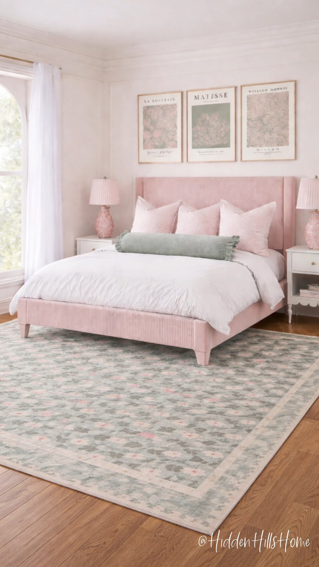 Pink and green girls bedroom decor mood board! Girls room design, tween girls room inspiration, home decor ideas, bedding, rug, nightstands, kids room 




#LTKHome #LTKKids #LTKSaleAlert