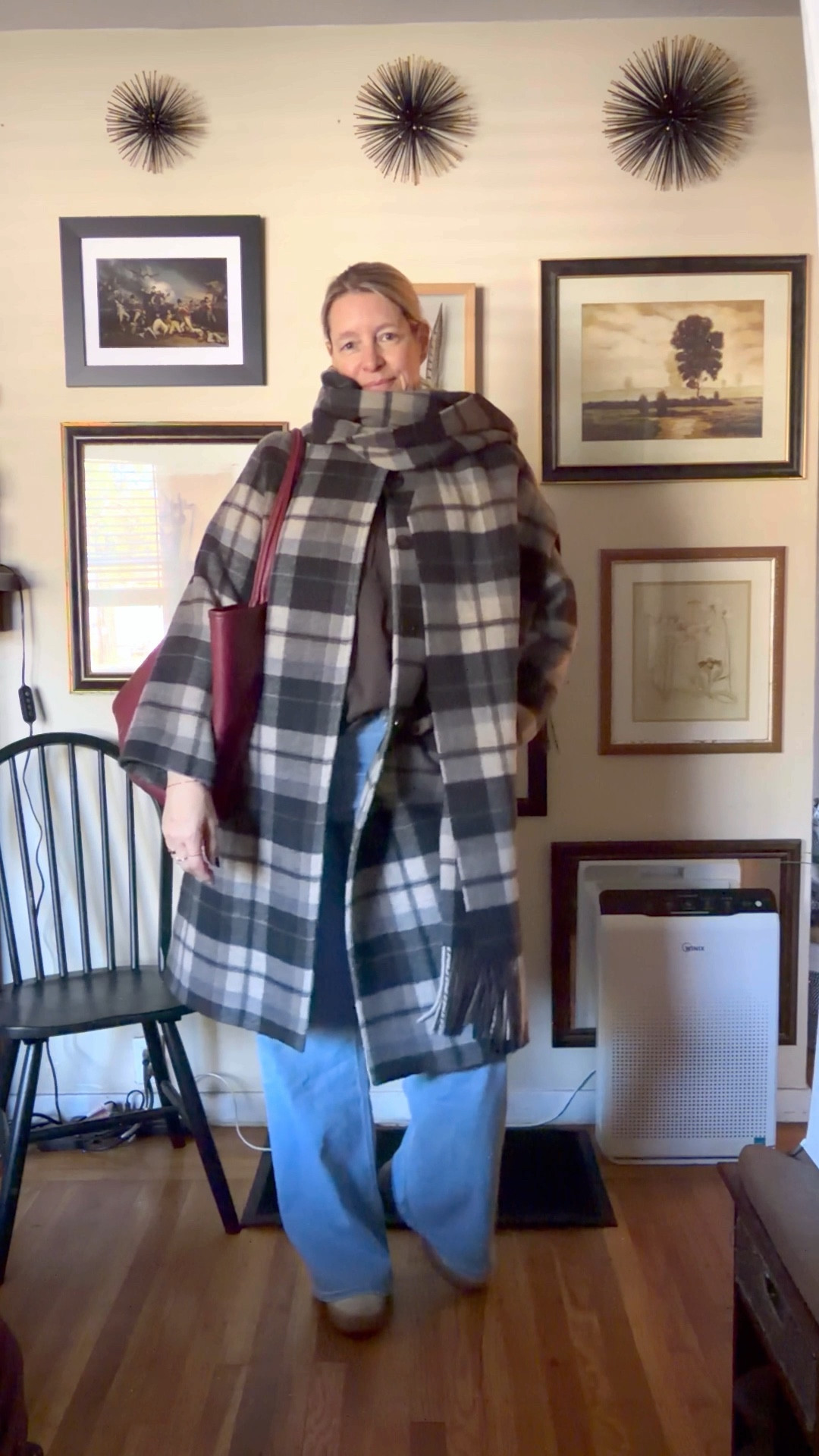 Winter cozy outfit. 

coat large 
sweatshirt xl
jeans 12 long 
shoes 7.5



#LTKOver40 #LTKMidsize #LTKootd