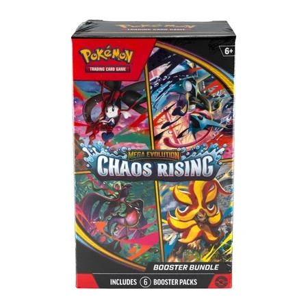 Pokemon Trading Card Games Mega Evolution Chaos Rising Booster Bundle | Walmart (US)