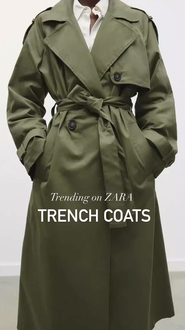Zara trench coats, trench coats under $100, spring jackets, new in Zara 

#LTKSeasonal #LTKWatchNow #LTKFindsUnder100