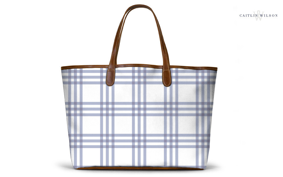 St. Anne Tote - Caitlin Wilson Monogram Stripe | Barrington Gifts