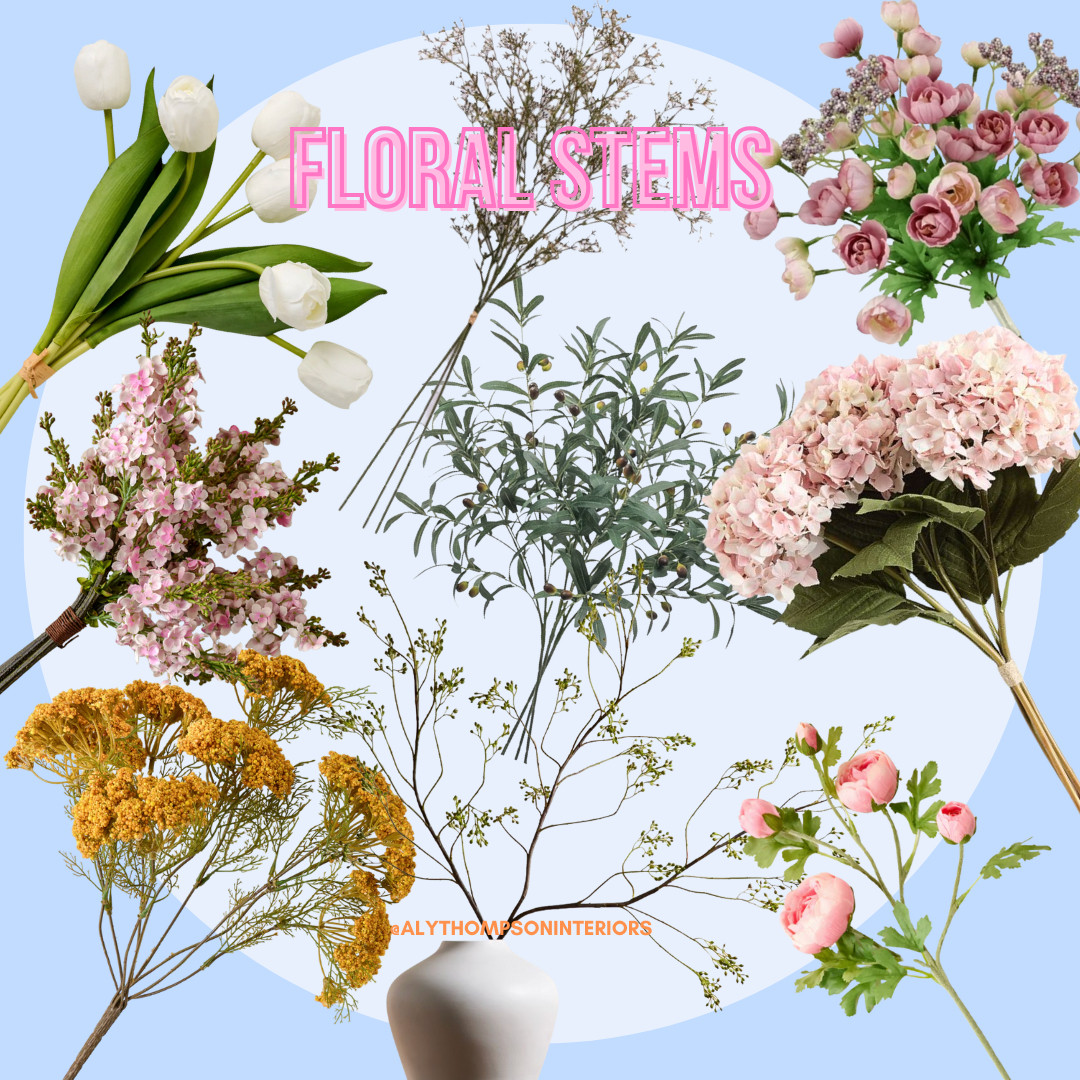 Floral Stems | Spring Stems | Spring Decor | Home Decor | Vase Filler | Stems | Flowers | Faux Flowers | Bouquets | Home Finds   

 #LTKSeasonal #LTKHome #LTKSaleAlert
