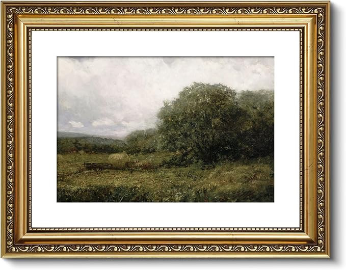 ARPEOTCY Vintage Gold Framed Wall Art, 11x14 Inch Landscape Retro Picture Paintings, Antique Canv... | Amazon (US)