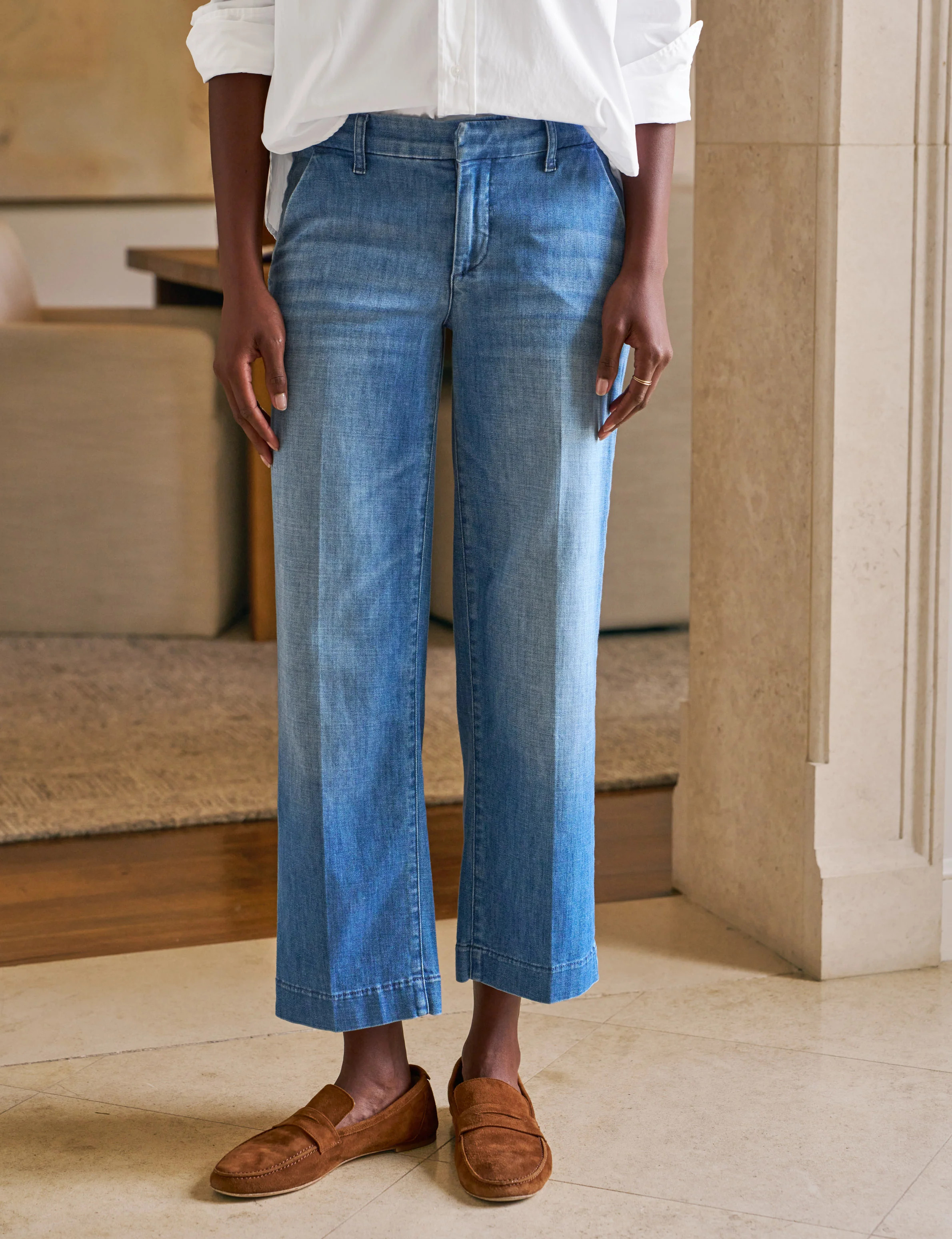 WESTPORT 1968 Wash, Italian Dream™ Light Denim | Frank & Eileen