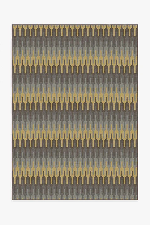 Retro Danish Grey Taupe Rug | Ruggable