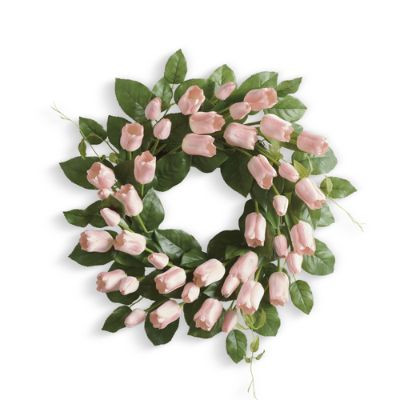 Blooming Tulip Wreath | Grandin Road | Grandin Road