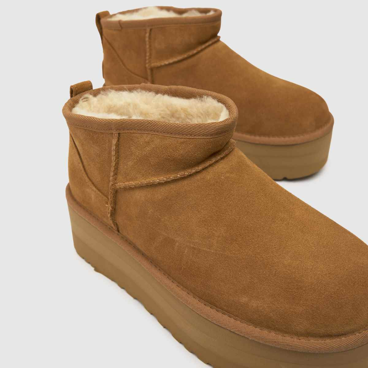 Womens Chestnut UGG Classic Ultra Mini Platform Boots | schuh | Schuh