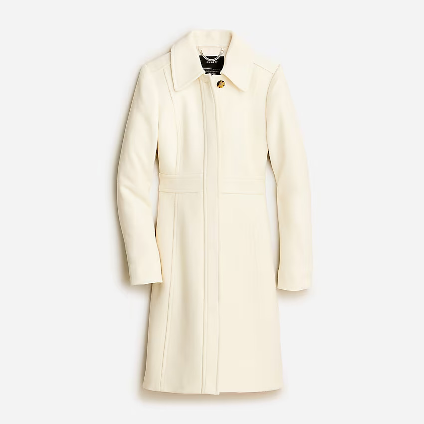 New lady day topcoat in Italian double-cloth wool | J. Crew US
