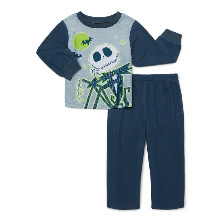 Character Toddler Long Sleeve Top and Pants, 2-Piece Pajama Set, Sizes 12M-5T | Walmart (US)