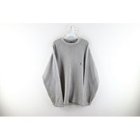 90S Nautica Mens 2Xl Xxl Sailboat Cotton Knit Mock Neck Sweater Gray, Vintage Sweater, 1990S | Etsy (US)