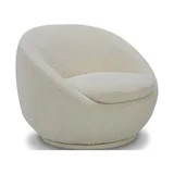 Better Homes & Gardens Mira Swivel Chair, Cream | Walmart (US)