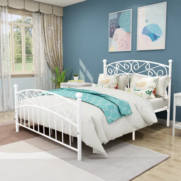 Jolynn 43.31'' Steel Bed Frame | Wayfair North America