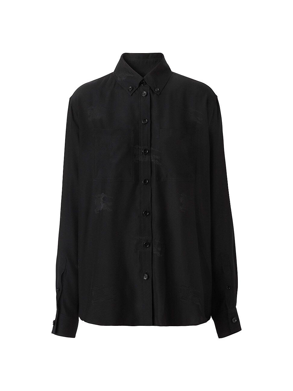 Women's Ivanna Silk Shirt - Black - Size 0 | Saks Fifth Avenue