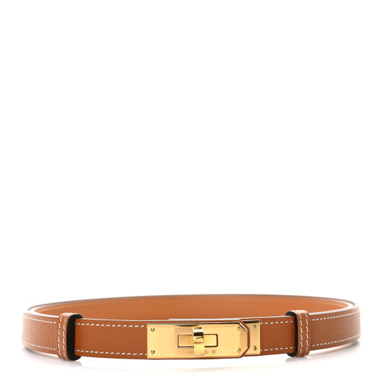 Epsom Kelly Belt Gold | FASHIONPHILE (US)