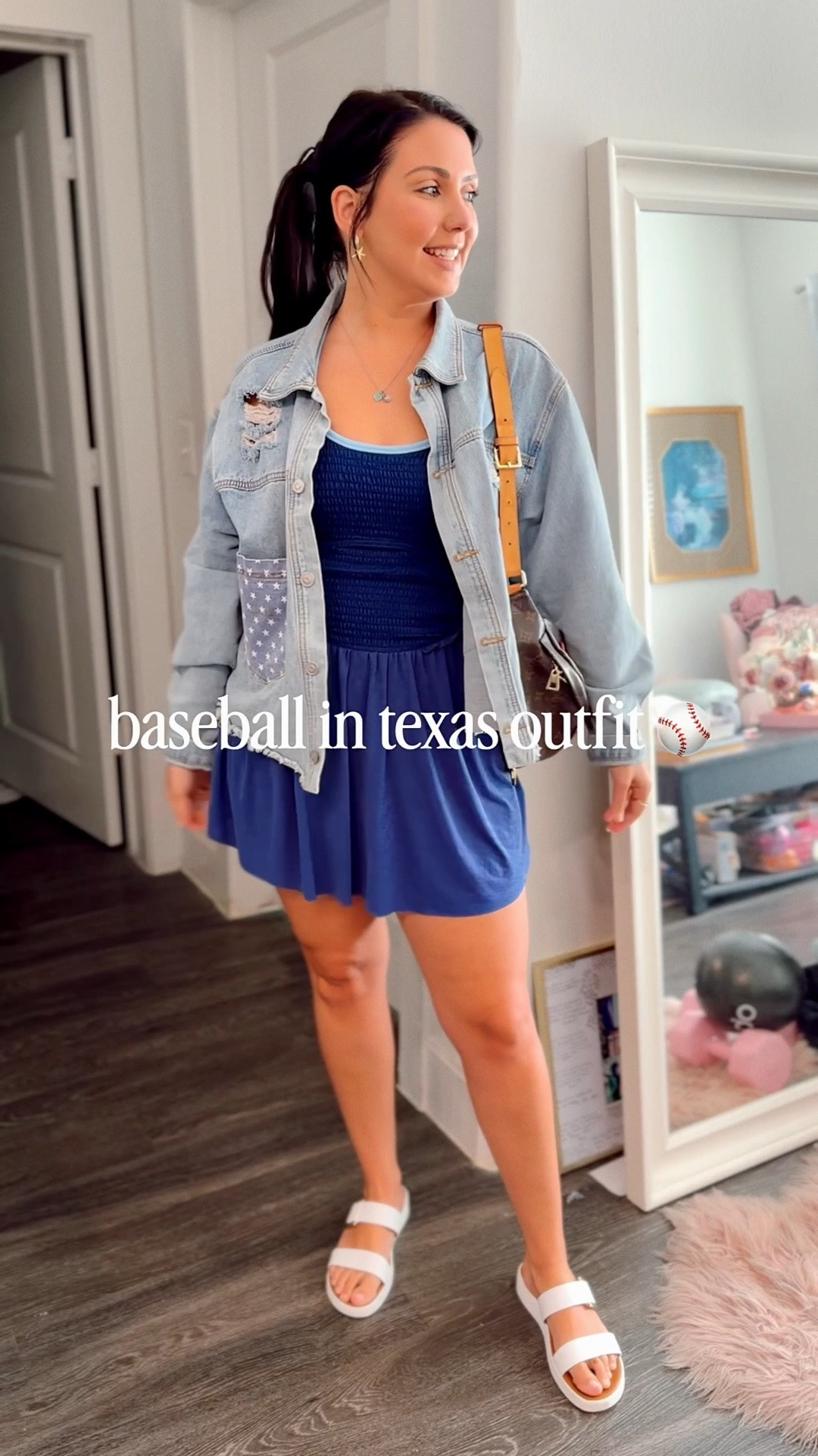 The perfect baseball game outfit is officially linked. 🤍⚾

#LTKootd #LTKSeasonal #LTKMidsize