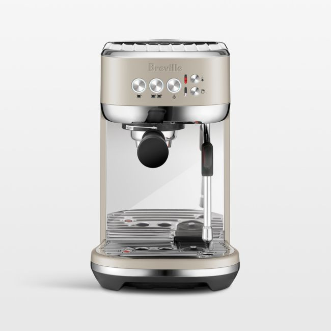 Breville ® Bambino ® Plus Espresso Machine in Almond Nougat | Crate & Barrel